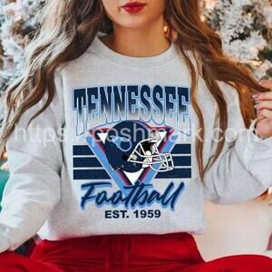 Tennessee Titans 1959 Football Retro Team Graphic Crewneck Sweatshirt
